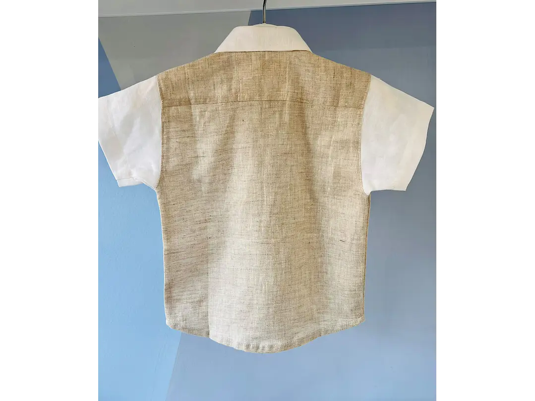 Camisa Lino Avena Crudo 3