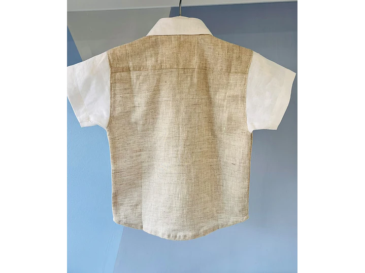Camisa Lino Avena Crudo 3