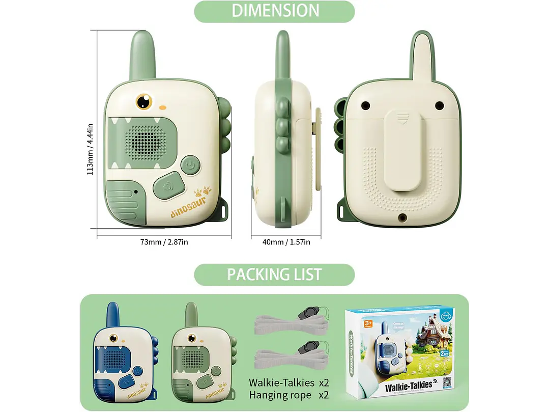 Dino Walkie Talkies  2