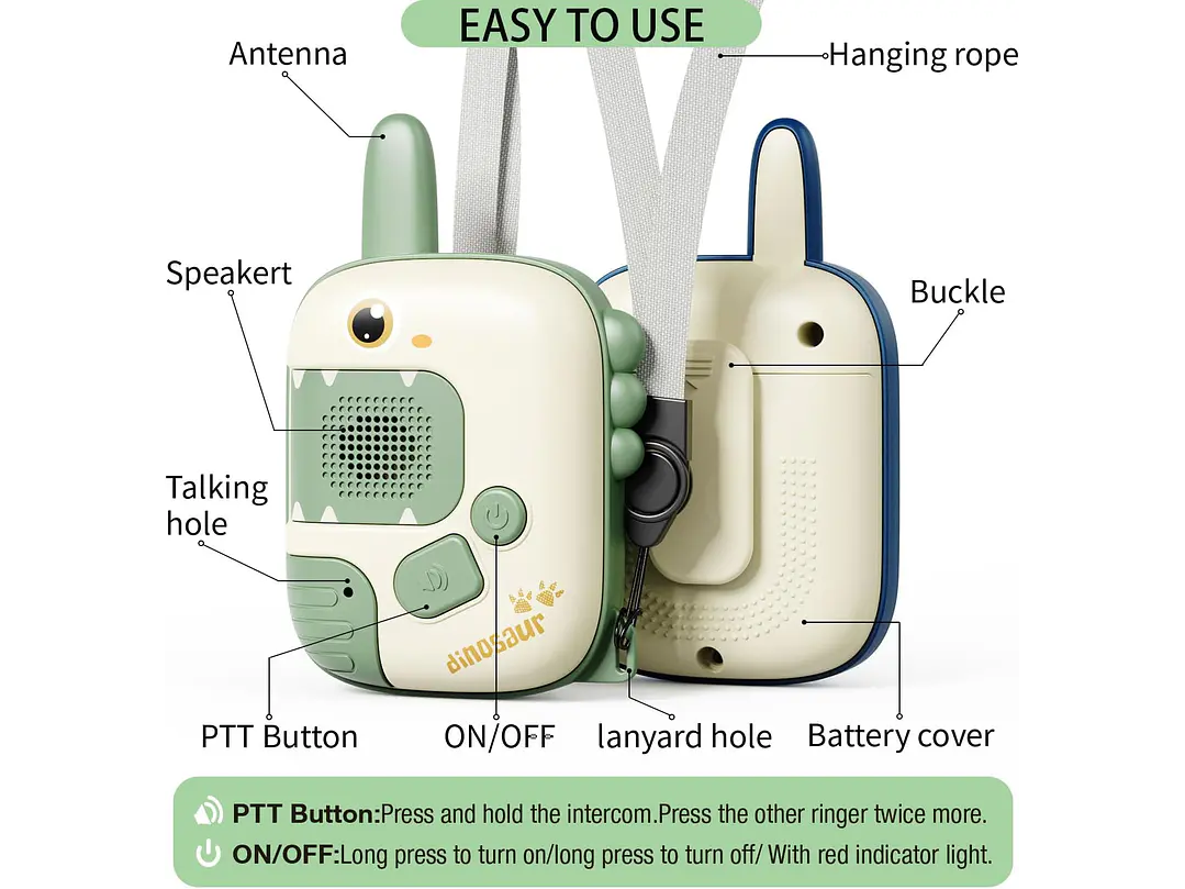 Dino Walkie Talkies  3