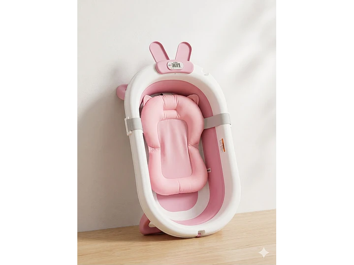 Bañera Plegable + Soporte + Gorro  2