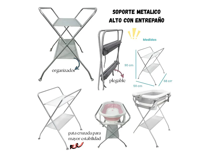 Soporte Metalico De Bañera  2