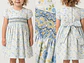 Vestido Nido De Abeja Flowers - Miniatura 2