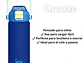 Termo En Acero Inoxidable  18 Onzas Azul - Miniatura 4