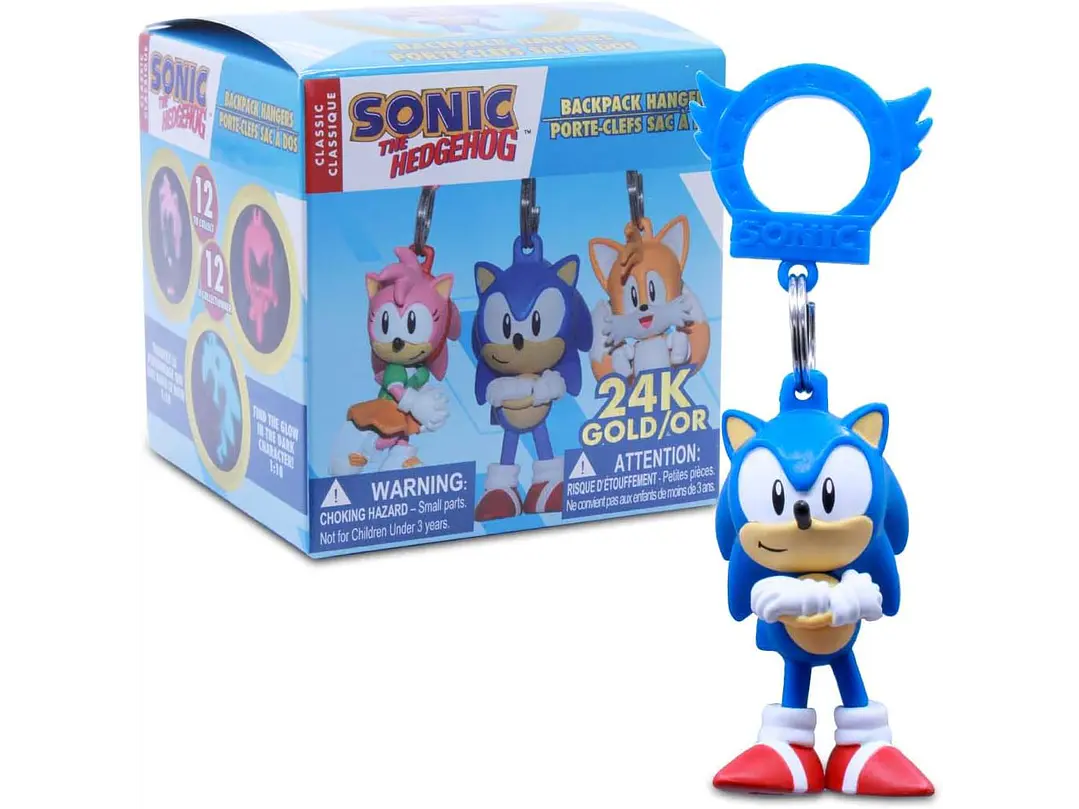 Just Toys LLC Ganchos para mochila Sonic The Hedgehog, 1