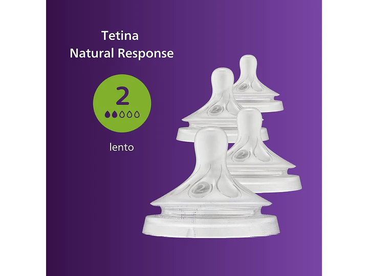  Philips Avent Tetina de Respuesta Natural  Flujo 2 3