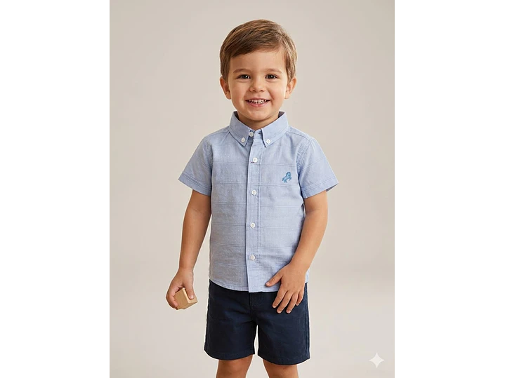 Camisa Celeste 1
