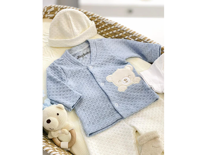 Primer Dia Azul Oso 0-3M 2