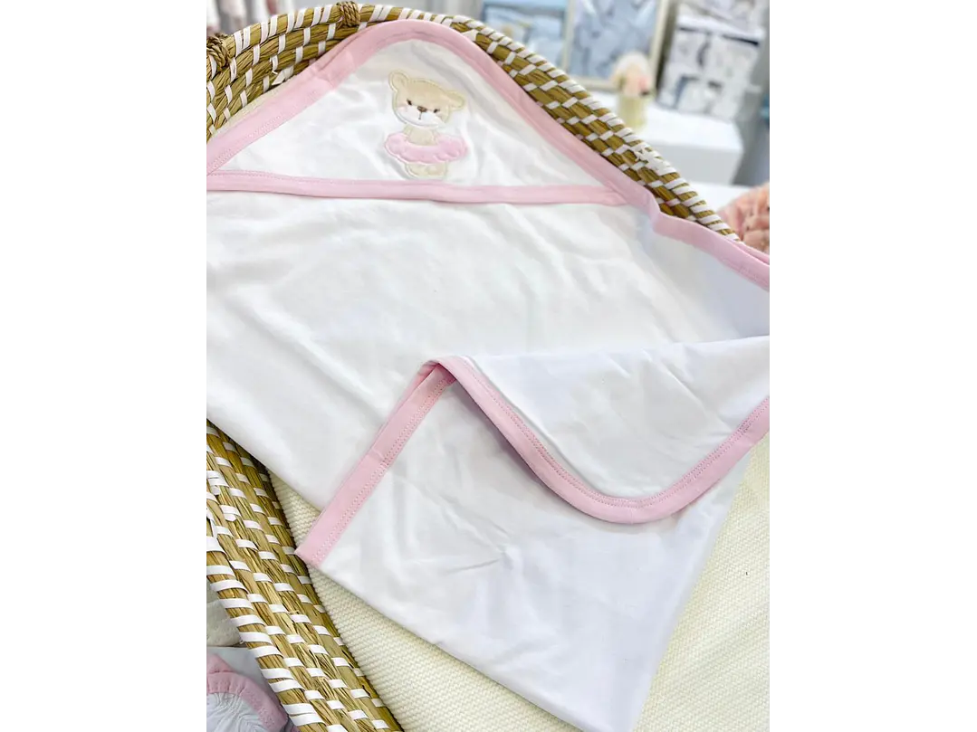Set Primera Puesta Hilo Beige Oso 0-3M 4