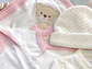 Set Primera Puesta Hilo Beige Oso 0-3M - Miniatura 5