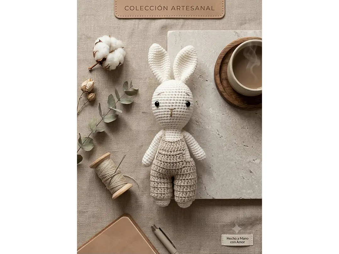 Amigurumi Conejo Beige 1