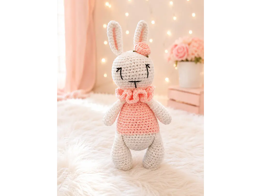 Amigurumi Conejo Flor 1