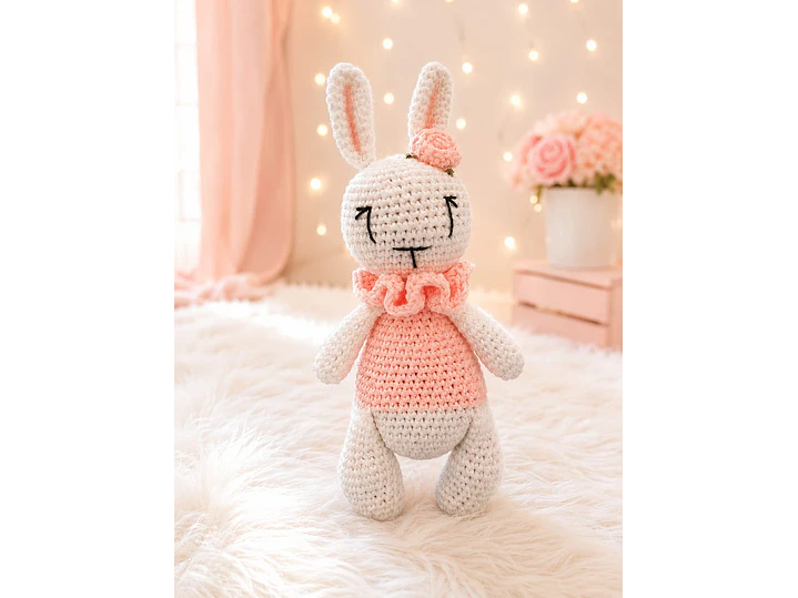 Amigurumi Conejo Flor 1