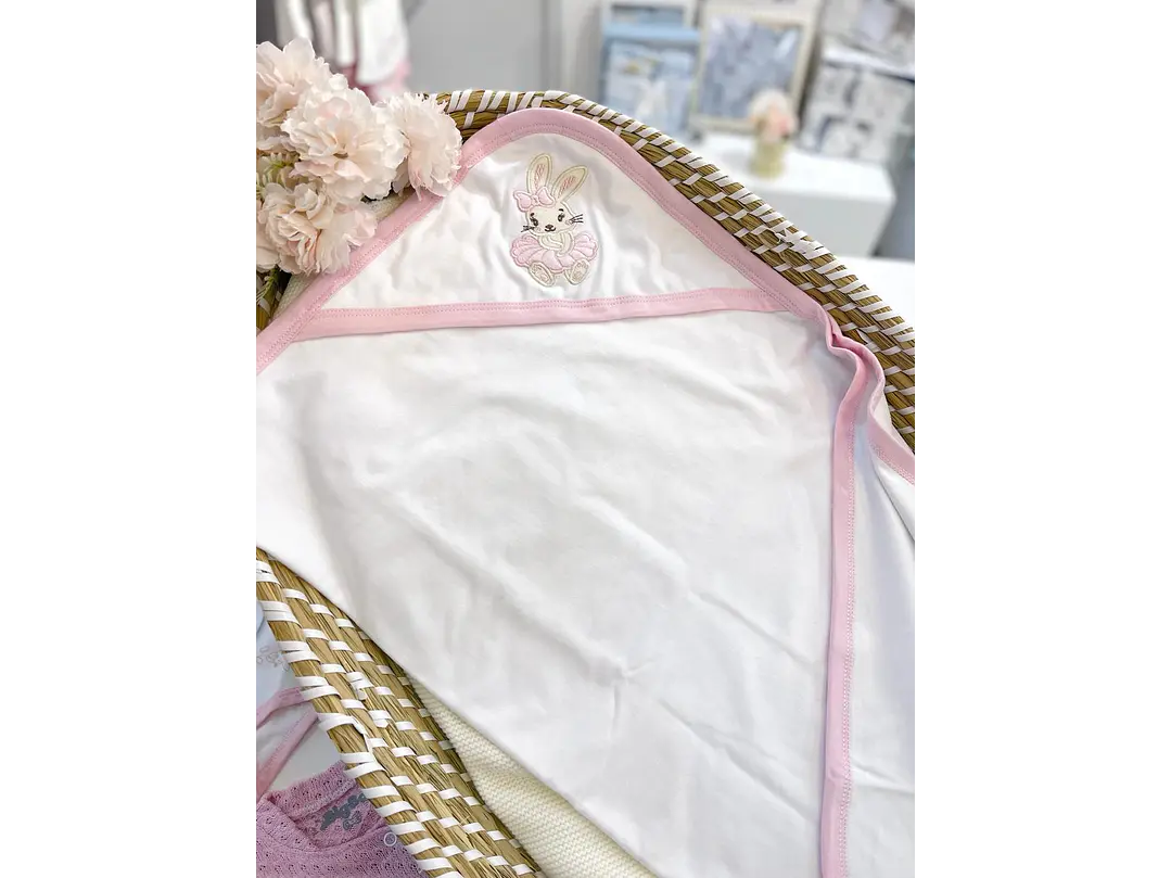 Primera Puesta Hilo Rosa Conejo 0-3M 4