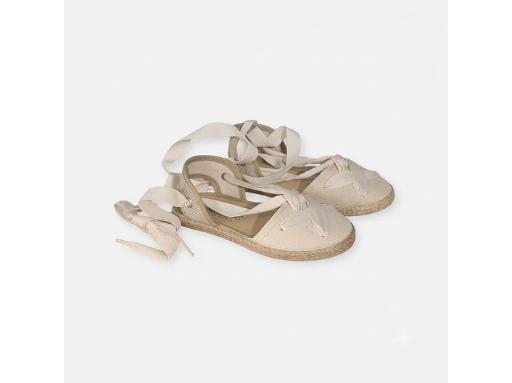 Alpargata Española Tokolate Beige 2