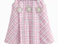 Vestido Cuadros  Rosa - Miniatura 1