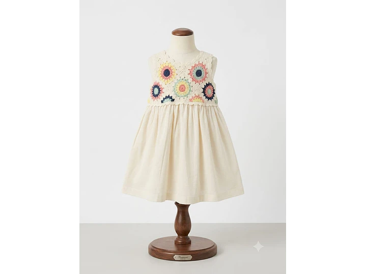 Vestido Zippy Beige 1