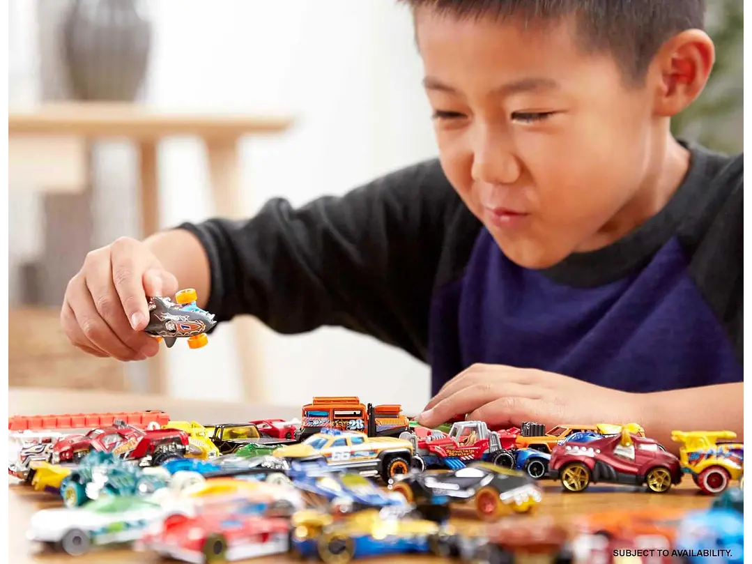  Hot Wheels - Paquete de 20 autos y camiones de juguete, 6