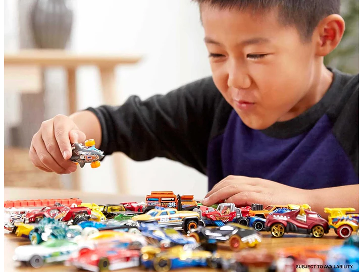  Hot Wheels - Paquete de 20 autos y camiones de juguete, 6