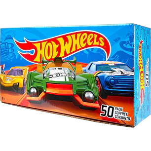  Hot Wheels Coches y Camiones de Juguete, paquete de 50 vehículos