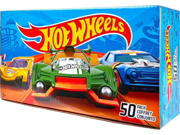  Hot Wheels Coches y Camiones de Juguete, paquete de 50 vehículos 1