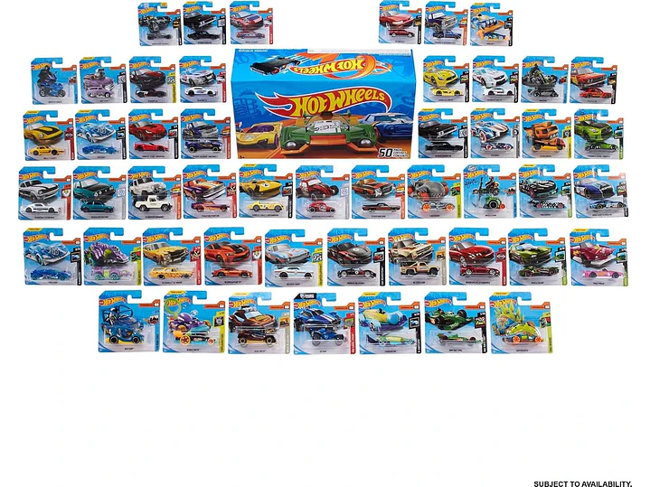  Hot Wheels Coches y Camiones de Juguete, paquete de 50 vehículos 2