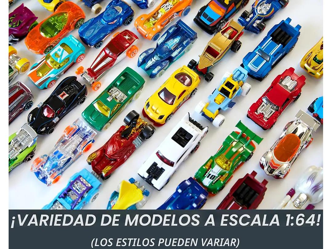  Hot Wheels Coches y Camiones de Juguete, paquete de 50 vehículos 3