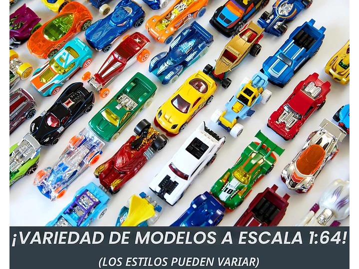  Hot Wheels Coches y Camiones de Juguete, paquete de 50 vehículos 3