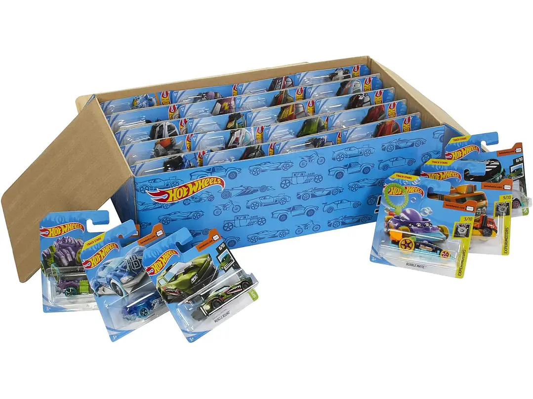  Hot Wheels Coches y Camiones de Juguete, paquete de 50 vehículos 4