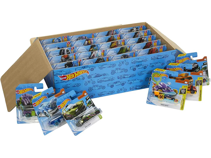 Hot Wheels Coches y Camiones de Juguete, paquete de 50 vehículos 4