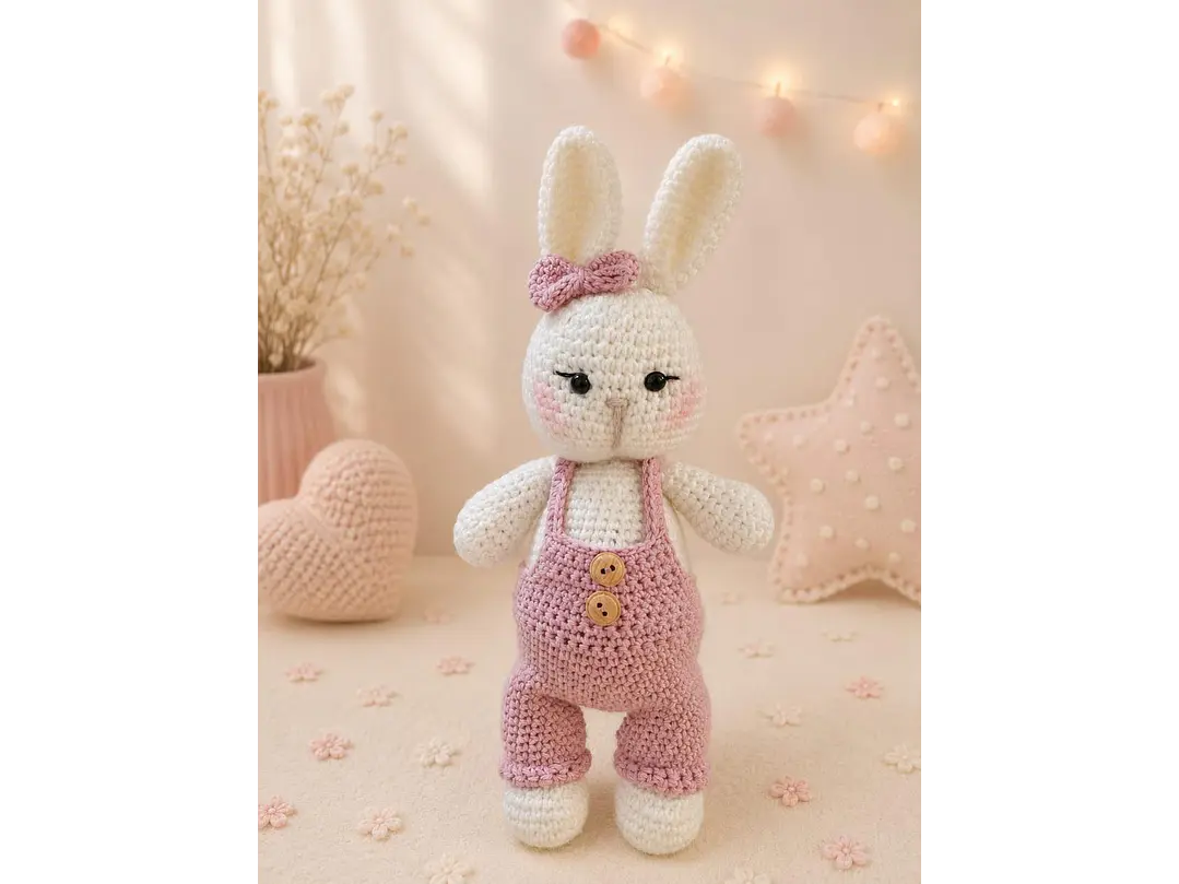 Amigurumi Coneja Rosa 1