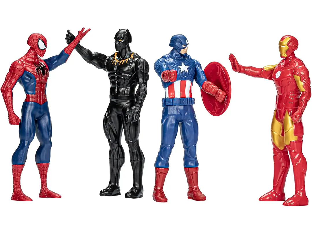Marvel Avengers Ultimate Protectors Pack, 6 pulgadas a escala, 8 figuras de acción con accesorios, juguetes de 5