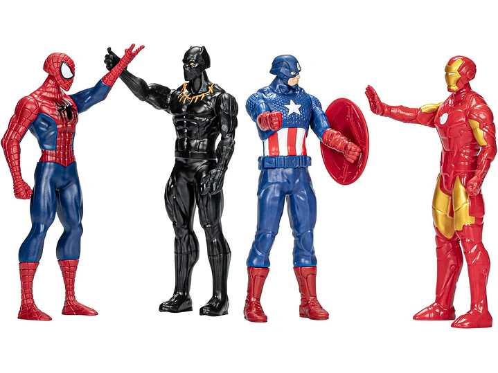 Marvel Avengers Ultimate Protectors Pack, 6 pulgadas a escala, 8 figuras de acción con accesorios, juguetes de 10
