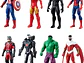 Marvel Avengers Ultimate Protectors Pack, 6 pulgadas a escala, 8 figuras de acción con accesorios, juguetes de - Miniatura 13