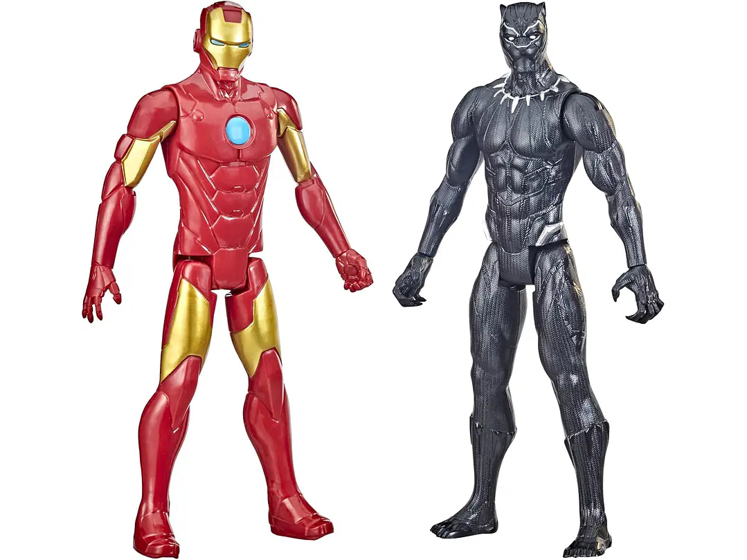 Marvel Titan Hero Series - Figura de acción multipaquete, 6 figuras de acción, juguetes de 12 pulgadas, inspirados en Marvel Comics, para 5