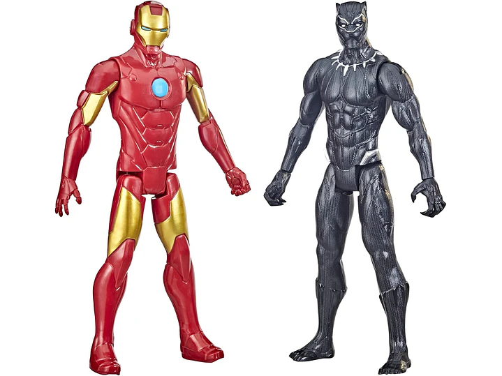 Marvel Titan Hero Series - Figura de acción multipaquete, 6 figuras de acción, juguetes de 12 pulgadas, inspirados en Marvel Comics, para 5