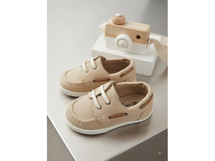 Calzado Lona Beige  1