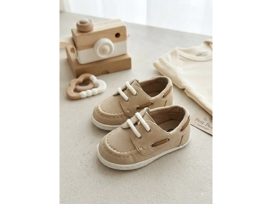 Calzado Lona Beige  2
