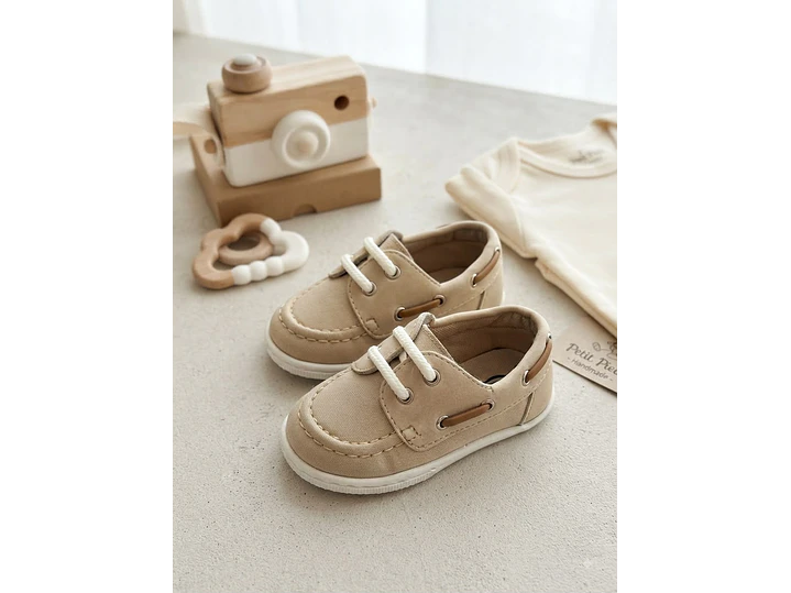 Calzado Lona Beige  2