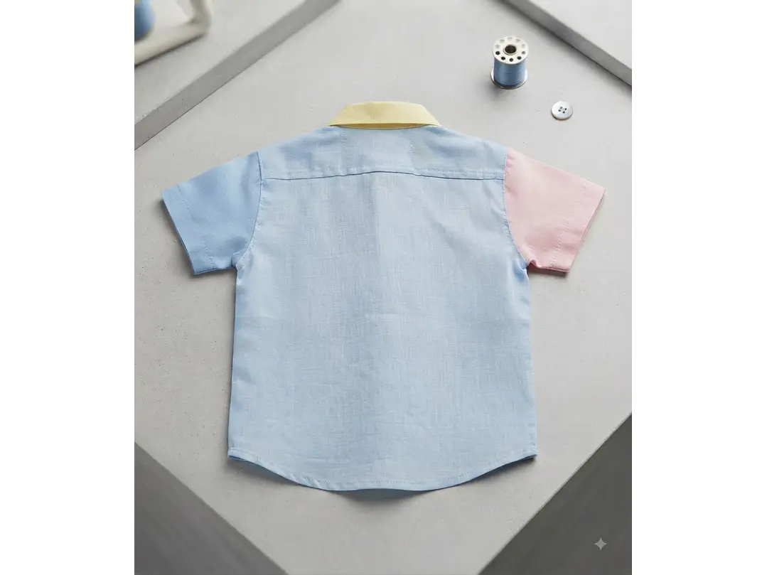 Camisa Lino Combinada 2