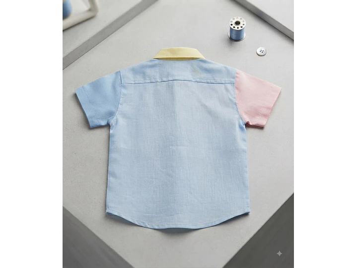 Camisa Lino Combinada 2