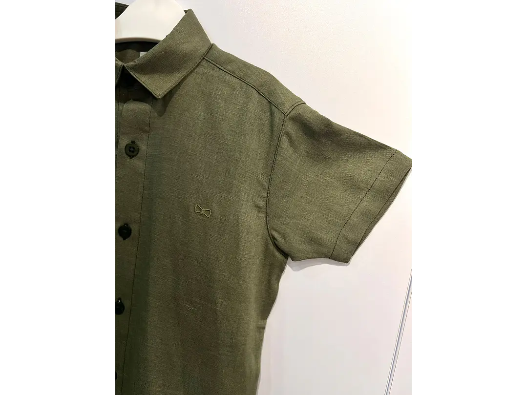 Camisa Lino Olivo 2