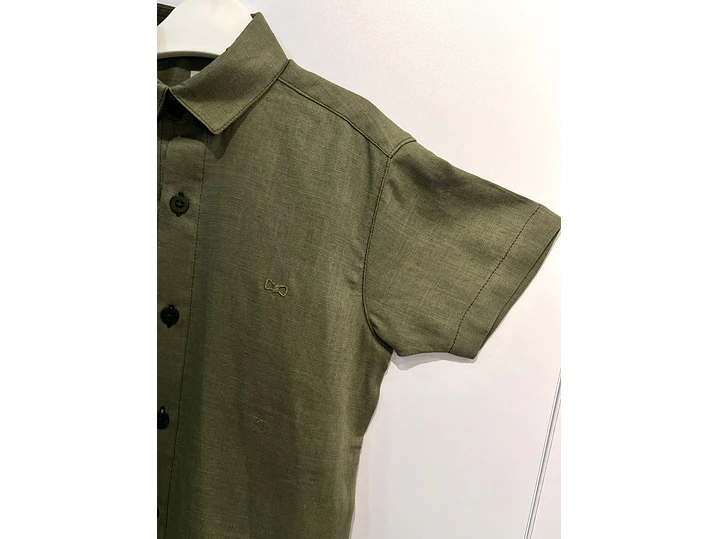 Camisa Lino Olivo 2
