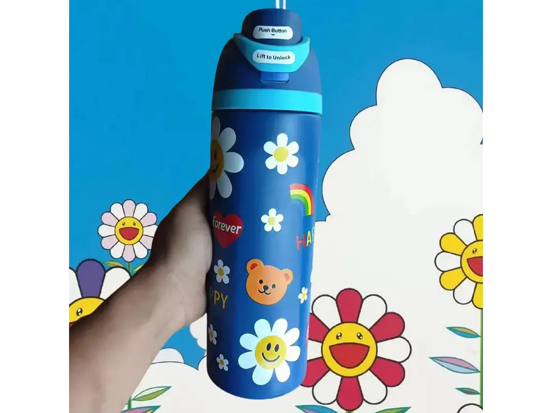 Termo Acero 24oz Flower  1
