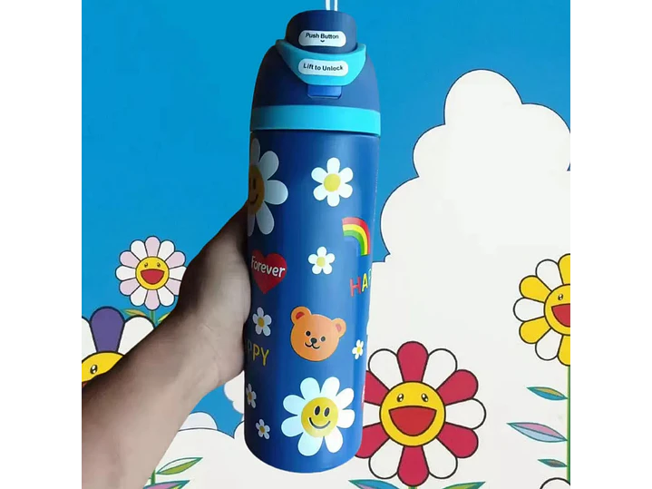 Termo Acero 24oz Flower  1