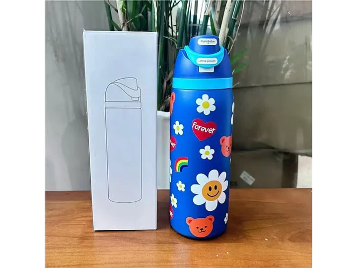 Termo Acero 24oz Flower  2
