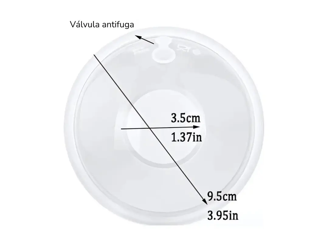 recolector Leche Materna Silicona 5