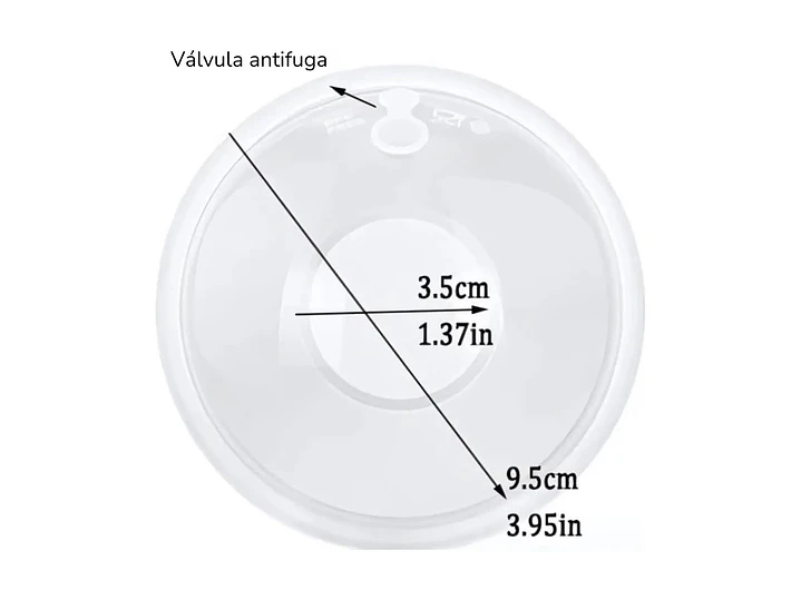 recolector Leche Materna Silicona 5