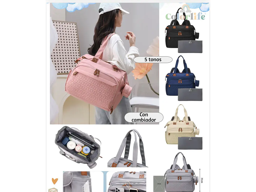 Pañalera Tipo Bolso 1