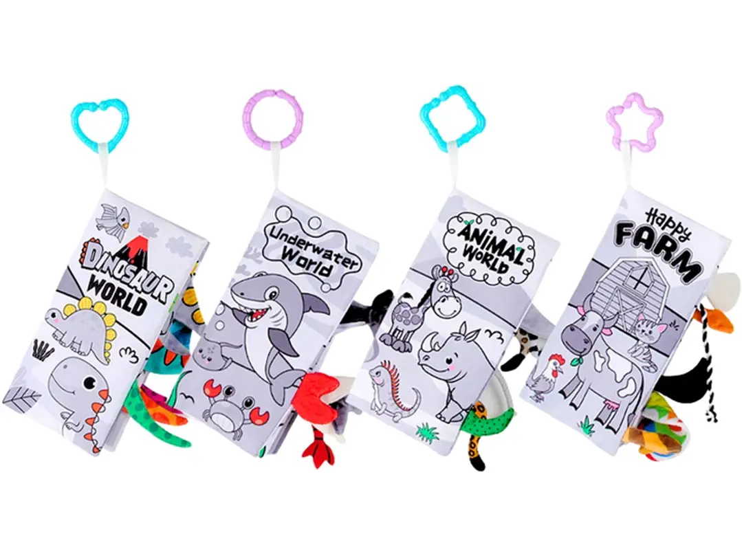 Libro Sensoriales de Tela Para bebe 1